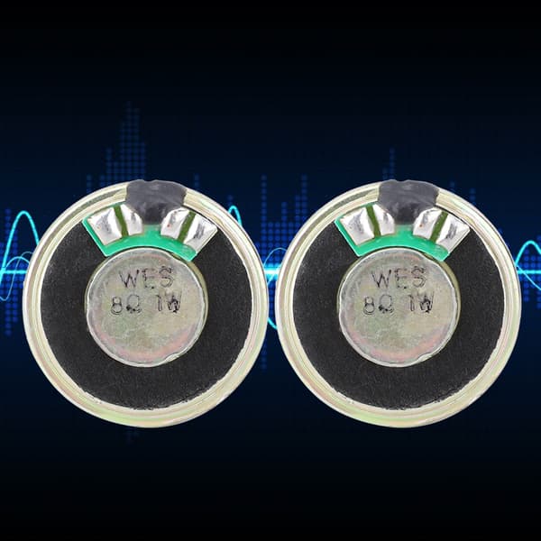 2st 8ohm 1W Högtalare Horn Audio Stereo Högtalare 28mm Diameter