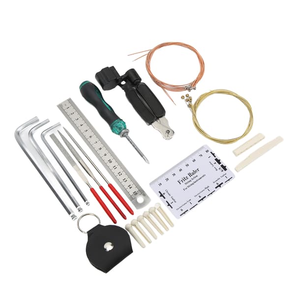 Gitarr Reparationsverktyg Kit Mandolin Underhåll Strängar
