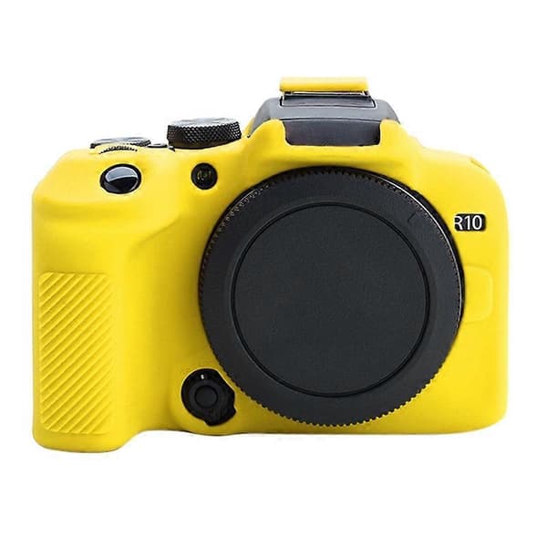 【BQ】Canon EOS R10 pehmeä silikonisuojakotelo Yellow