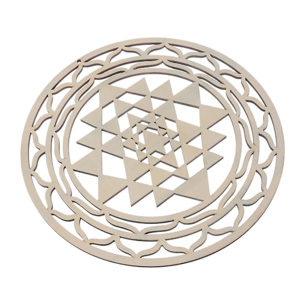 Meditation Mandala träväggdekor Zen andlig til stede til stue med soveværelse