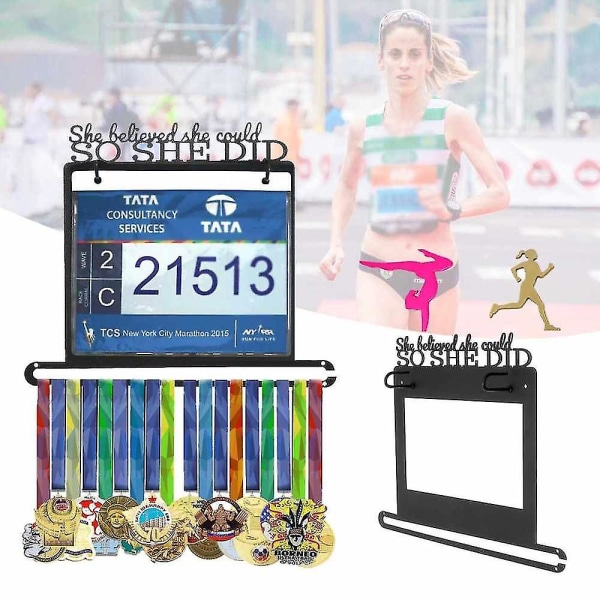 Medal Display Hanger Rack Marathon Women's Competition Sport