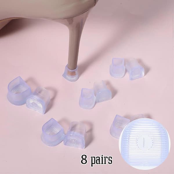 【BQ】Pair High Heel Shoe CoversBQd, 4 Sizes High Heel Shoe CoversBQd, Heel