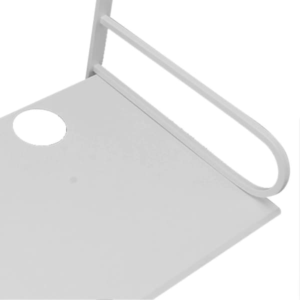【BQ】Wall Mounted Floating Aluminum Shelf for Projector, for Router, TV Box, DVD Player, Cable Box, White