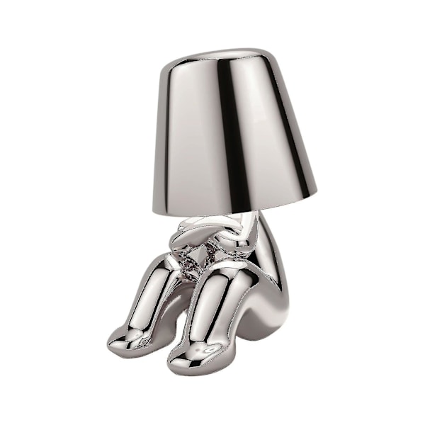 En Man Led Bord Touch Dimbar Lamp Bar Silver
