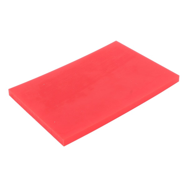 Rød lærhåndverksmatte - 15 cm x 10 cm - Støydempende, rivebestandig pute for DIY-prosjekter