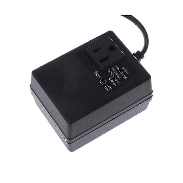 【BQ】200w AC 220V til 110V Reduserende Transformator Konverter Reise Strøm EU Plugg Adapter