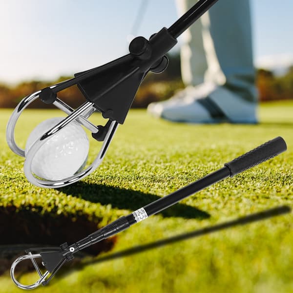 Udtrækkelig golfboldhenter teleskopisk gribeværktøj