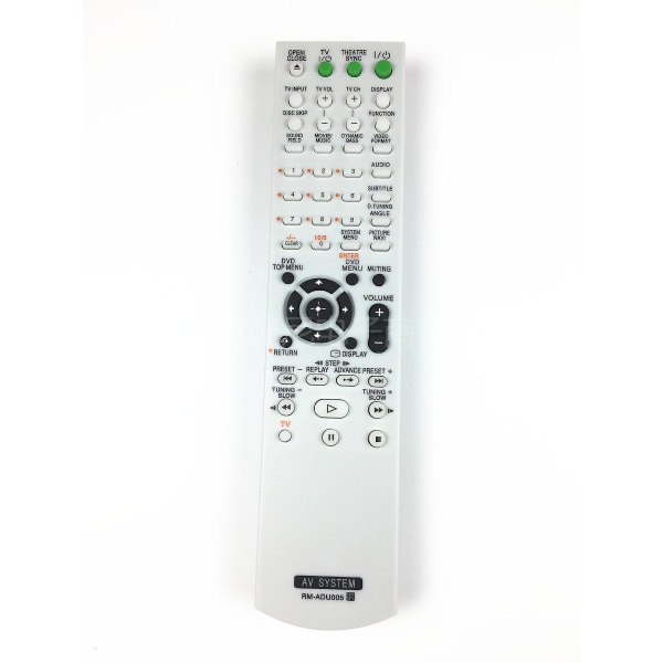 ny stil Remote Control For Sony Av Sysetm Rm-adu005 Dav-dz630 Hcd-dz630 Dav-hdx265 Hcd-dz231 Dav-hdx266/dz20/30/650