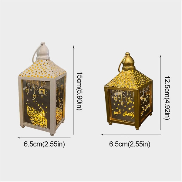 Ramadan-lyhty Led riippuvat lyhdyt Ramadan-koristevalot