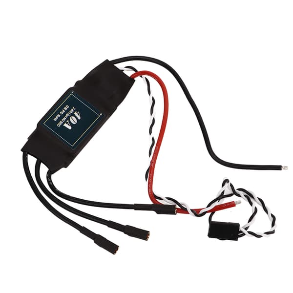 40A RC Brushless Motor ESC Elektrisk Hastighedsregulator 2-6S til Flyvekontroller