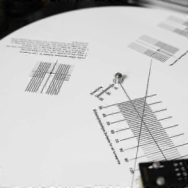 Antiskating Kalibreringsskive Pgraph Kassettejustering Protractor Pgraph Kassette Pladespiller Justering