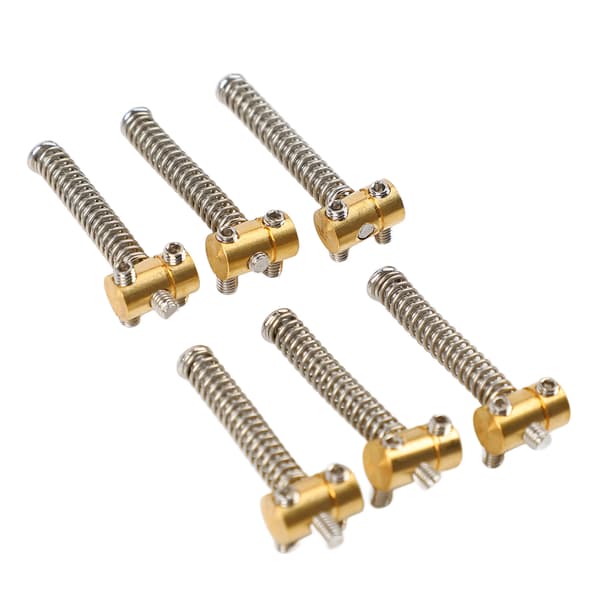 6 st Mässingsstallar Set TL Tailpiece Telecaster Elgitarr Ersättningsdelar