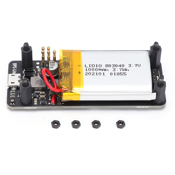 UPS Power Board Lite Strømforsyning Batteripakke Lader Tilbehør for Raspberry Pi Zero