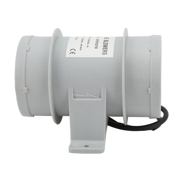 3 tommer højeffektiv ventilationsventilator blæser inline luftblæser til yacht RV DC12V