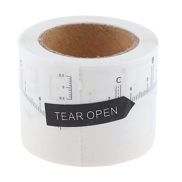 1 Roll Eyebrow Ruler Tarra Pysyvä kulmakarvojen mittausviiva