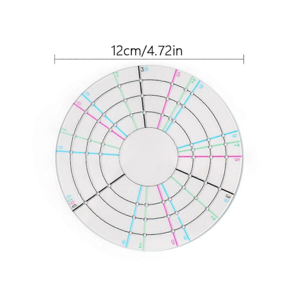 【BQ】Ceramic Round Divider Clay Tool Ceramic Tool Template Tool Pottery Art Tool Even Dividing Art Tool Pottery Tool color