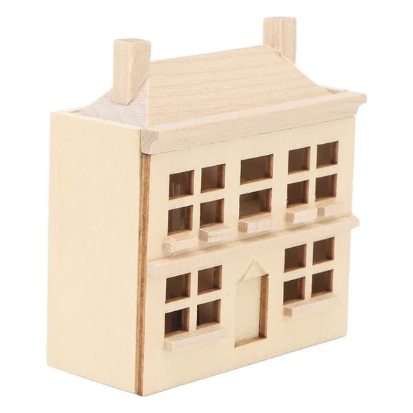 1 12 Miniature Dukkehus Villa DIY Træhus Model Børne Dukke Møbel Legetøj