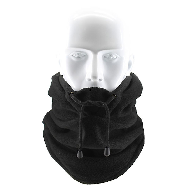 Cap Skid Vinter Vindtät Cap Utomhussport Haklapp Kallvadderad Huva Mask Plysch Varm Hatt Cykel Cykel Light Gray