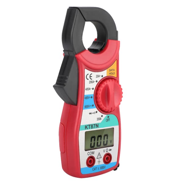KT87N Digital Clamp Meter 600V 450V DC AC 20-400A Amperemeter Multimeter LCD-skjerm