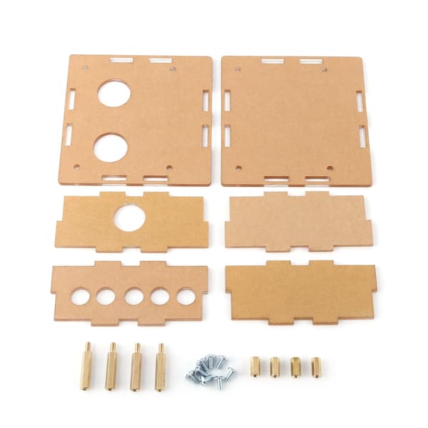 Akryl Case Shell Housing Beskyttende Dele Kit Til 6J1 Ventil Rør Forforstærker Board