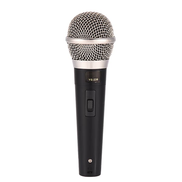 Profesjonell håndholdt kablet dynamisk mikrofon for klar karaoke og sangytelse