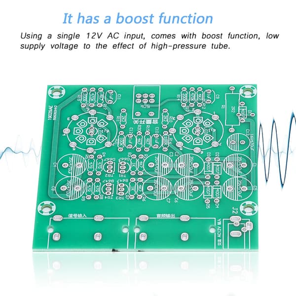 6J1 Elektronventil Forforsterker Rør Stereo Forforsterkerkort Buffer DIY Kit