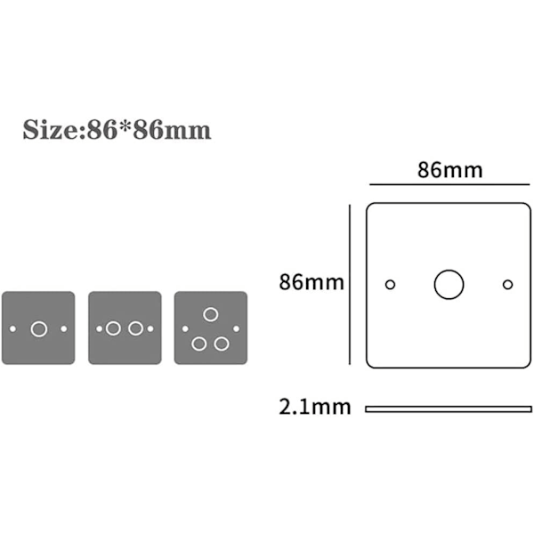 Retro Rocker Switch 1-4 Gang 2 Way Toggle kytkin seinävalaisin kytkin EU Plug Inte