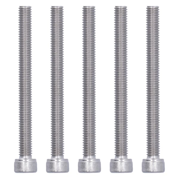30 stk. sekskantbolt med top A2‑70 304 rustfrit stål marinekvalitet fastgørelseshardware M6x55