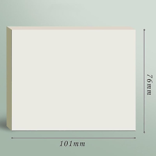 Pet Transparent Self Sticky Notes Creatives Rivbara Self-stick Pad Notes För Office School Home One L