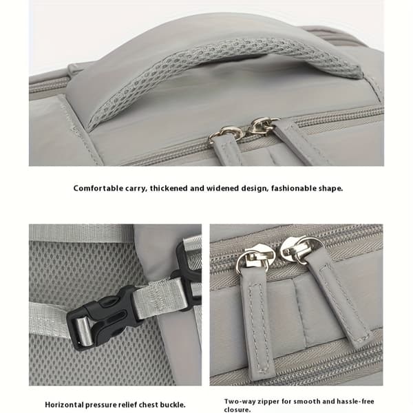 Reseryggsäck, lätt 40L ryggsäck Grey