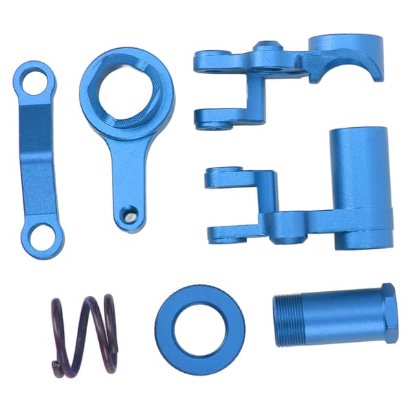 RC Forreste Styregruppe Professionel Universal Aluminium Legering RC Bil Styregruppe Sæt til 1/10 RC Biler Mørkeblå