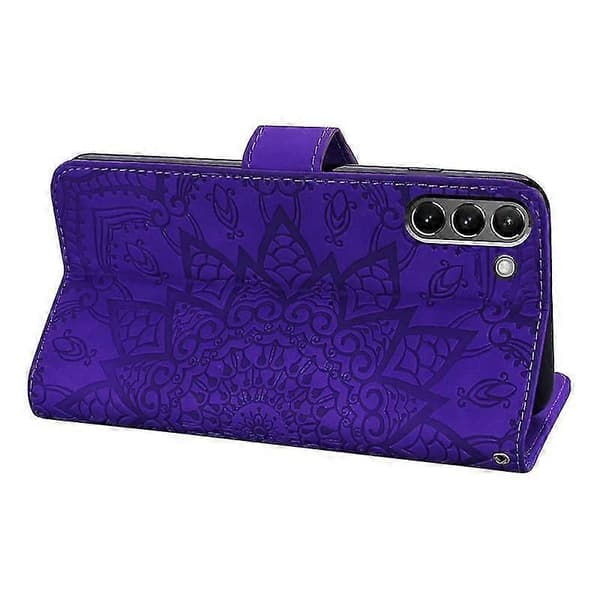Plånboksfodral för S21 Fe 5g PU-flipfodral Mandala Purple