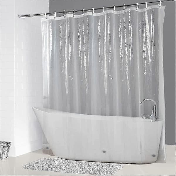 【BQ】Extra Lång Bred Magnetisk Duschdraperi 200x240cm-Perfet