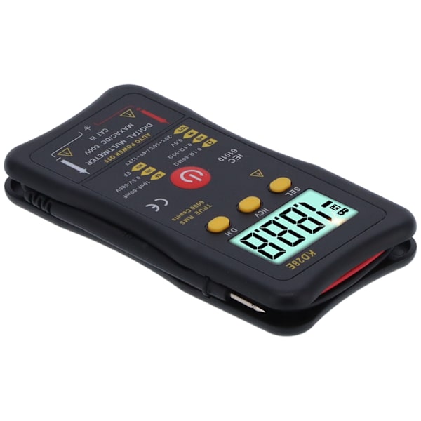 Multifunktionelt digitalt multimeter med dataopbevaring, kontaktfri type, True RMS, intelligent, bærbart voltmeter (KD28E)