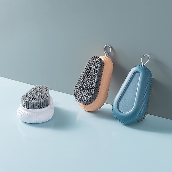 Skrubbborste, Kvalitet Mjuk Tvätt Kläder Skor Skrubbningsborste Grey