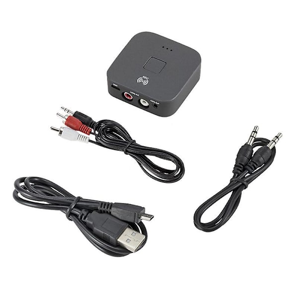 Usb5.0 Bluetooth Audio Receiver Aux+2rca Audio Interface Mobil Nfc Trådlös Bluetooth Adapter 4K30HZ vit 4K30HZ white