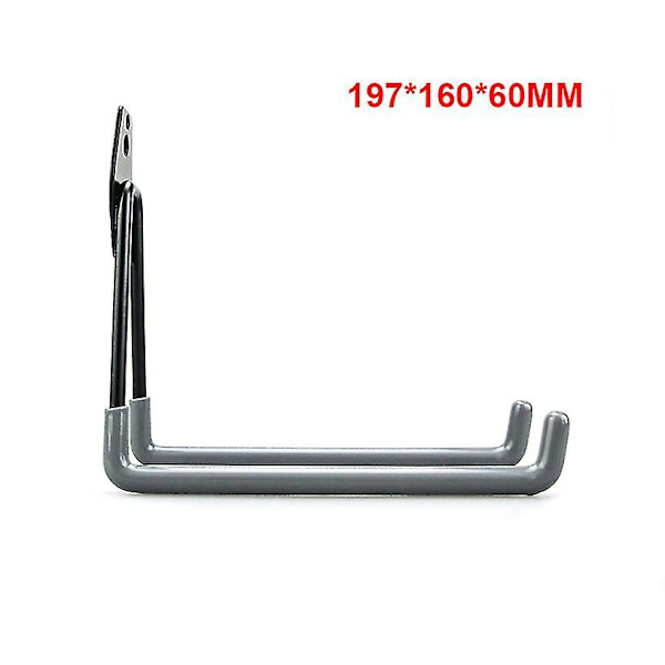 Heavy Duty Metal Hook Garage Organizer Seinäkiinnitys Polkupyörän ripustuskoukut Grey C