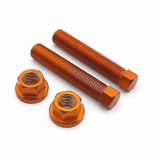 KTM SXF EXCF Bakaxel Kedjespännarskruvblock (Orange) orange