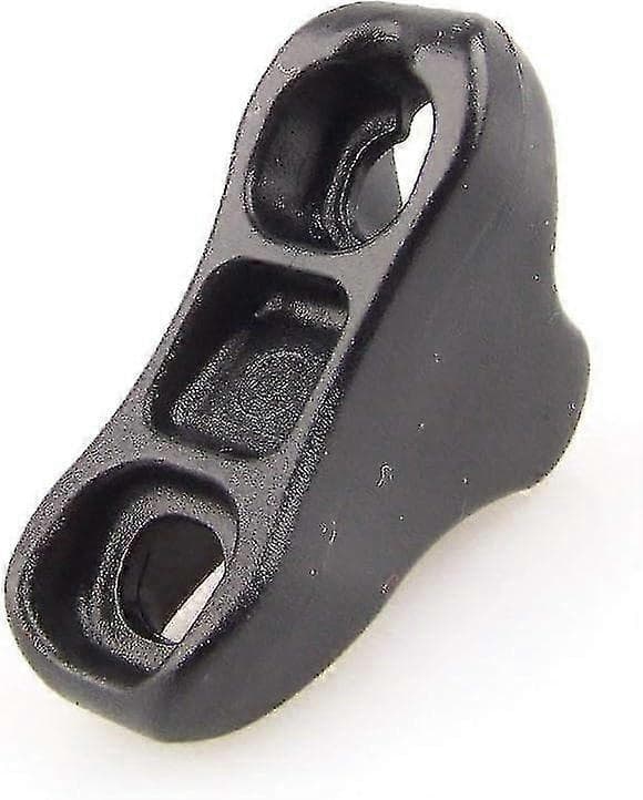 10 stk. sorte plasttovstrammere, 3 cm lange, til campingtelt