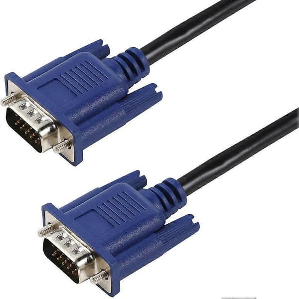 1.5M 5FT VGA SVGA 15 Pin Han til Han Forlængerkabel Stik til Skærm