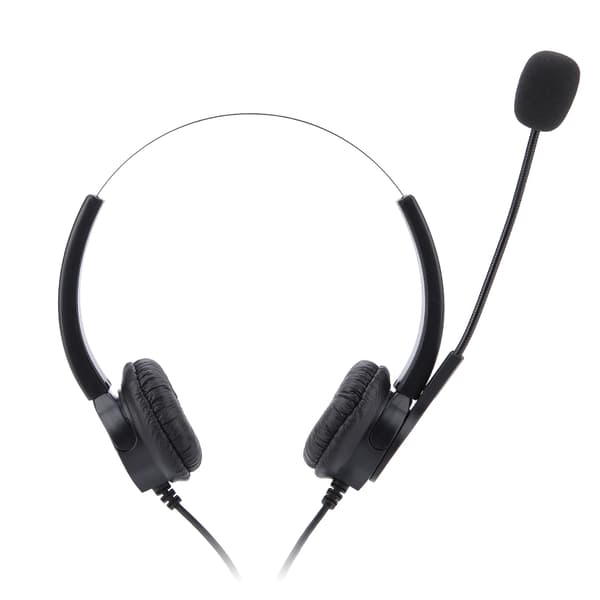 Komfortabelt Crystal RJ9 støyreduserende Call Center-headset