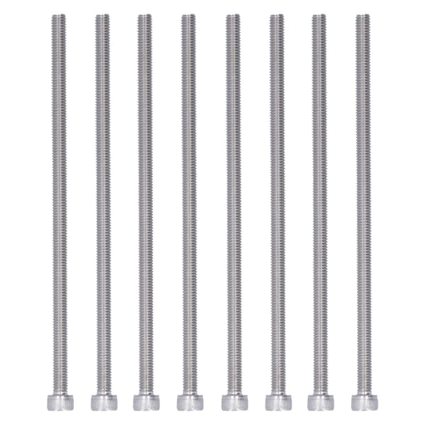 30 stk. sekskantbolt med top A2‑70 304 rustfrit stål marinekvalitet fastgørelseshardware M6x90
