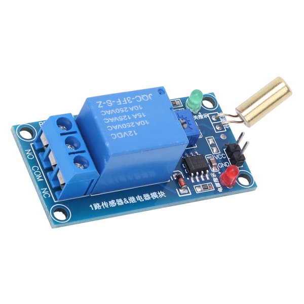 SW-520 Vippesensor 12VDC Relémodul Utstyrs Vippe Dump Beskyttelse Alarm Trigger Modul