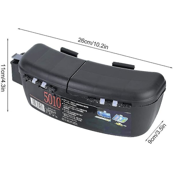 Bärbar fiskebete, redskapslåda Midjehållare Lure Organizer case