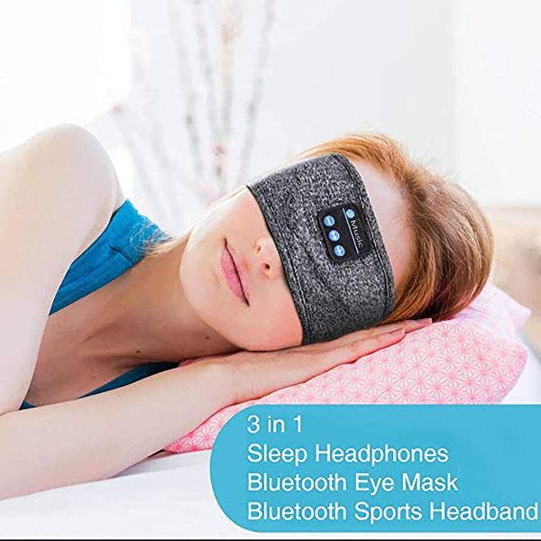 Sömnhörlurar Bluetooth -huvudband, perfekt för sport