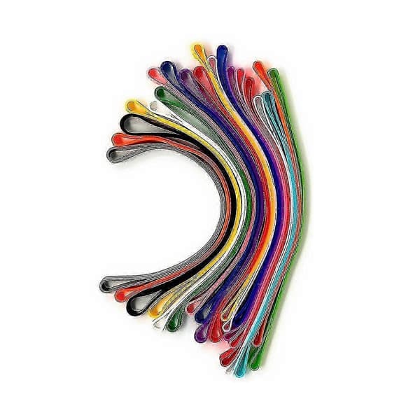 Stora gummiband, tjocka gummiband för kraftig användning, breda gummiband, gummiband (20 stycken) - L Multicolor