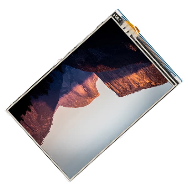 Värikäs 3,5\" TFT LCD -kosketusnäyttö Raspberry Pi:lle