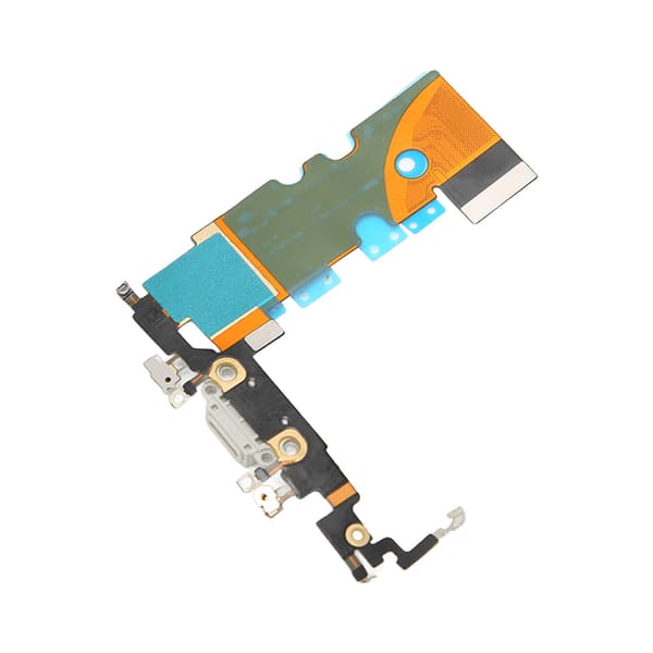 USB Lade Flex Kabel Telefon Ladeport Kobling Flex Kabel Erstatning for IPhone 8 Reparasjon Hvit