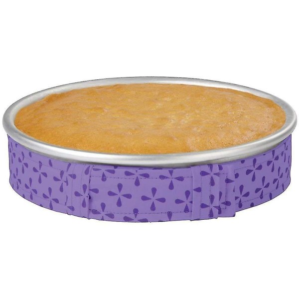 2 stk Kakeform Strips Bake Even Strip Belt Bake Even fuktig nivå Kakebakeverktøy Purple