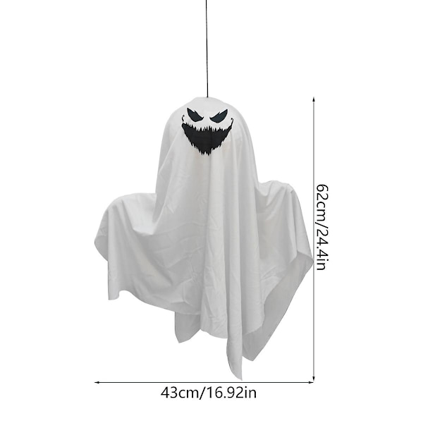 Halloween Ghost and Hanging Imp ulkosisustus-valkoinen Ghost riippuva koriste Style 1